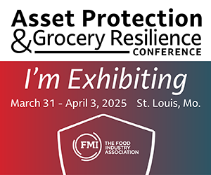 2025 FMI Asset Protection and Grocery Resilience Conference social badge - I'm exhibiting (small)