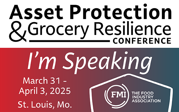 2025 FMI Asset Protection and Grocery Resilience Conference social badge - I'm Speaking (large)